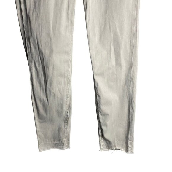 Luisa Cerano Women's Cement Frayed Hem Ankle Pants - Picture 3 of 12